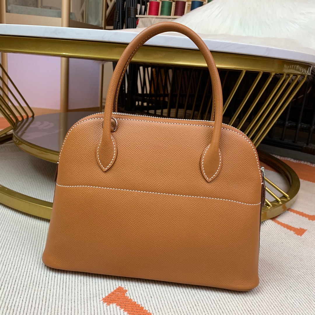 에르메스 볼리드27 골드브라운 은장 앱송